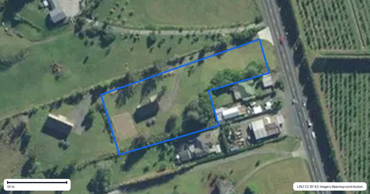 Property context map for 2333 State Highway 10, Waipapa