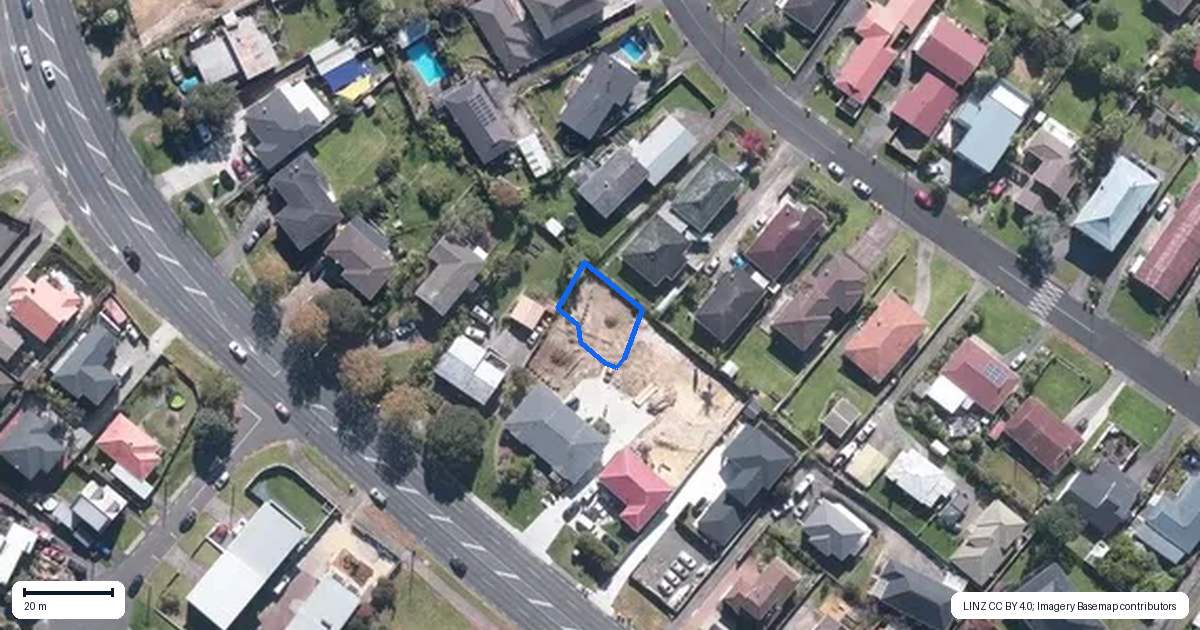 Property context map for 4239D Great North Road, Glendene, Auckland