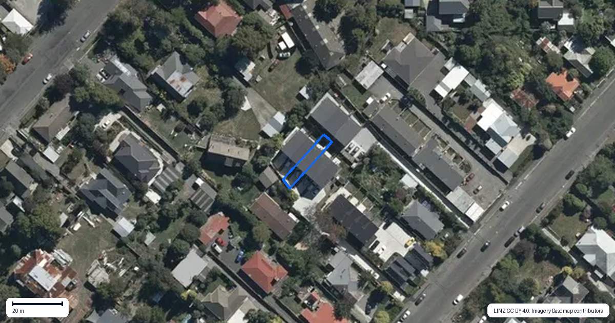Property context map for 3/189A England Street, Linwood, Christchurch