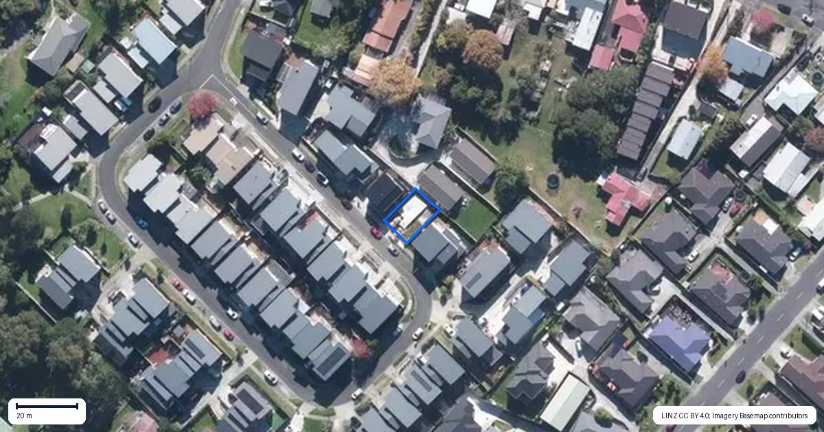 Property context map for 55A Sunshine Boulevard, Sunnyvale, Auckland