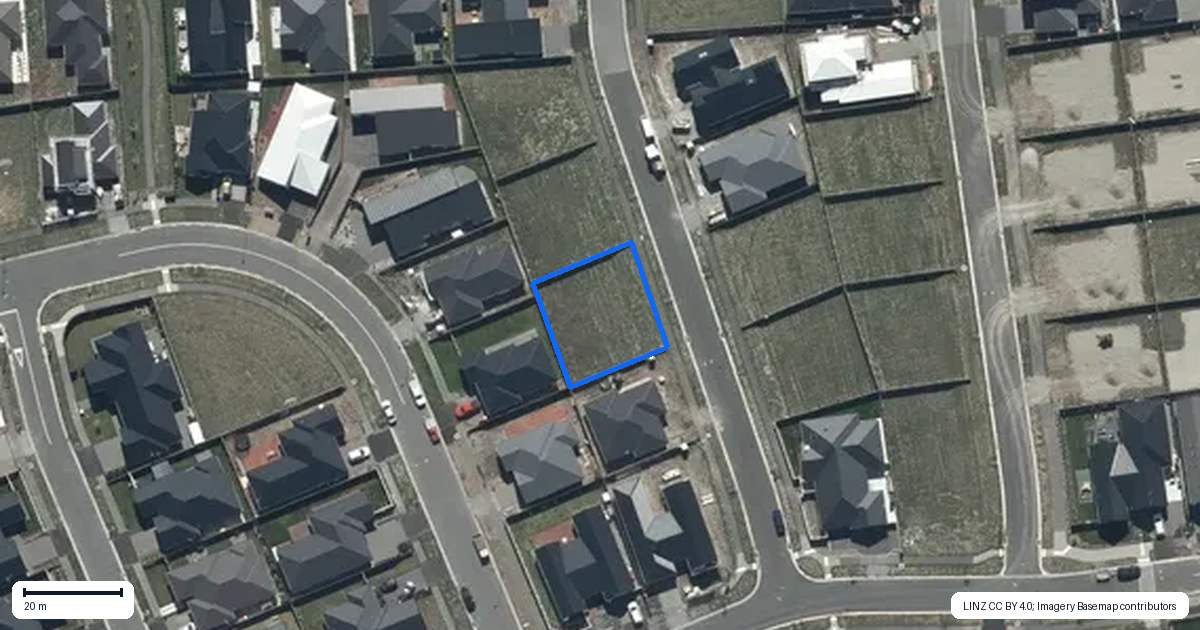 Property context map for 8 Eyles Street, Marshland, Christchurch