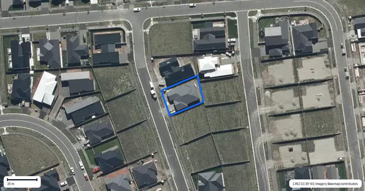 Property context map for 5 Eyles Street, Marshland, Christchurch