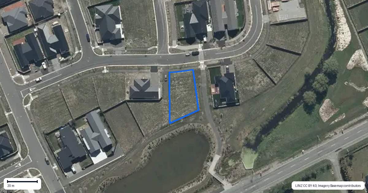 Property context map for 73 Timara Crescent, Marshland, Christchurch
