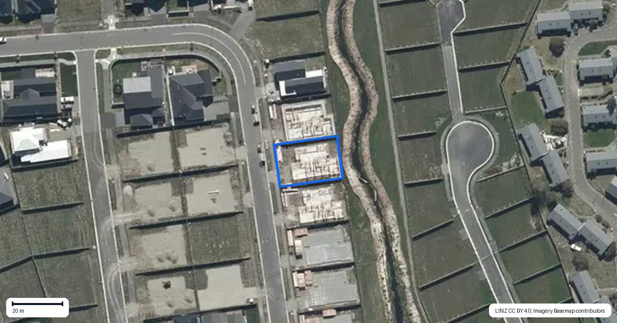 Property context map for 55 Timara Crescent, Marshland, Christchurch