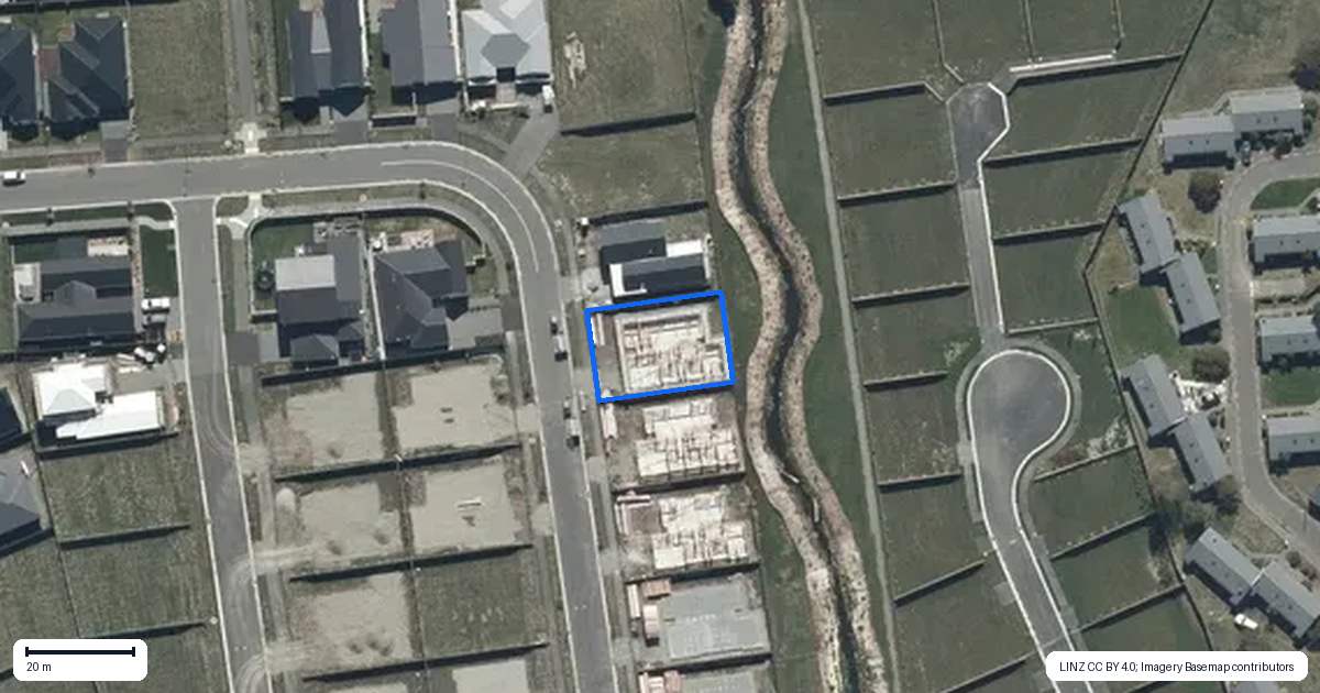 Property context map for 53 Timara Crescent, Marshland, Christchurch