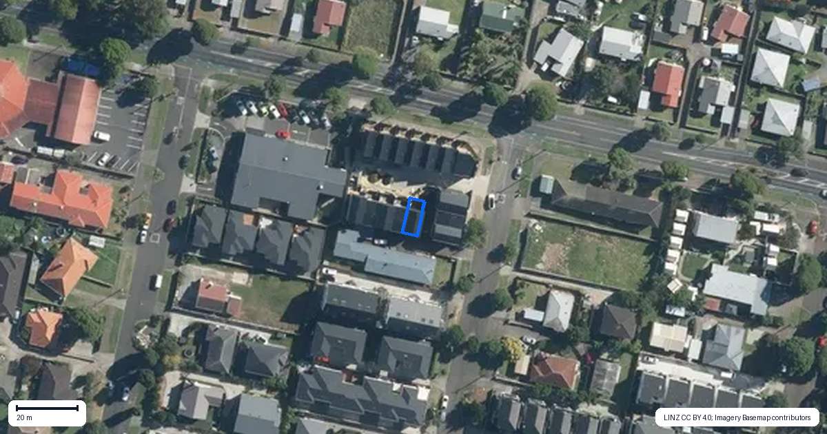 Property context map for 4/1 Holland Avenue, Point England, Auckland