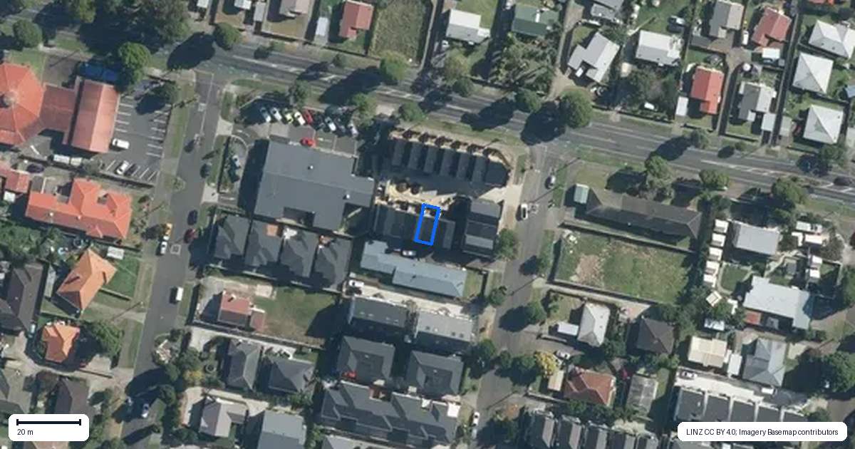 Property context map for 5/1 Holland Avenue, Point England, Auckland
