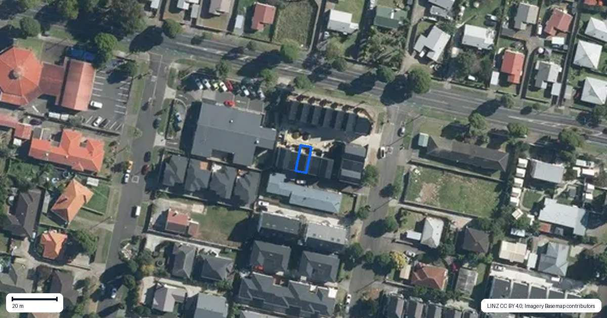 Property context map for 6/1 Holland Avenue, Point England, Auckland