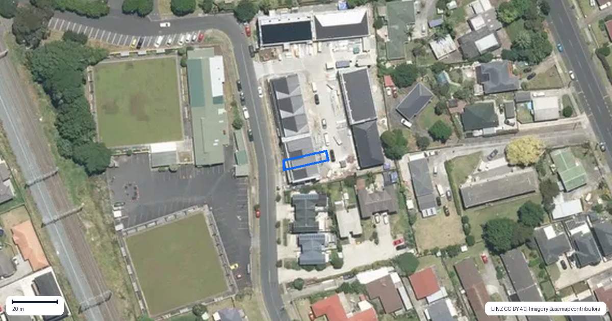 Property context map for 93 Cambridge Terrace, Papatoetoe, Auckland