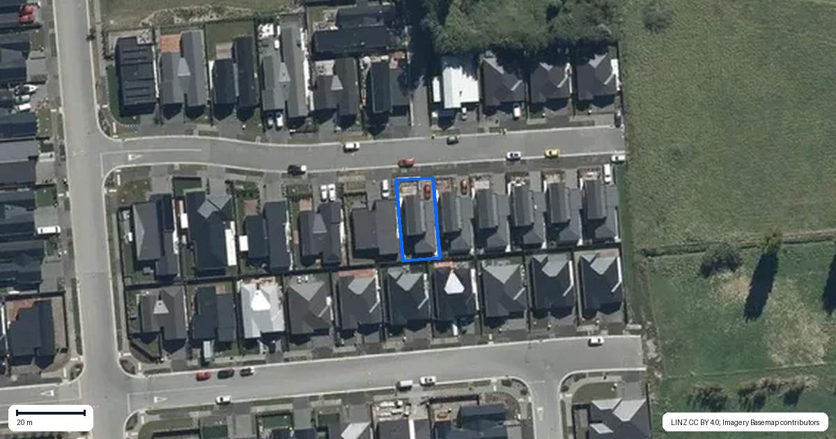 Property context map for 39 Collies Road, Casebrook, Christchurch