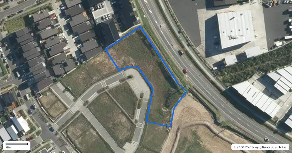 Property context map for 17 Greenway Lane, Westgate, Auckland