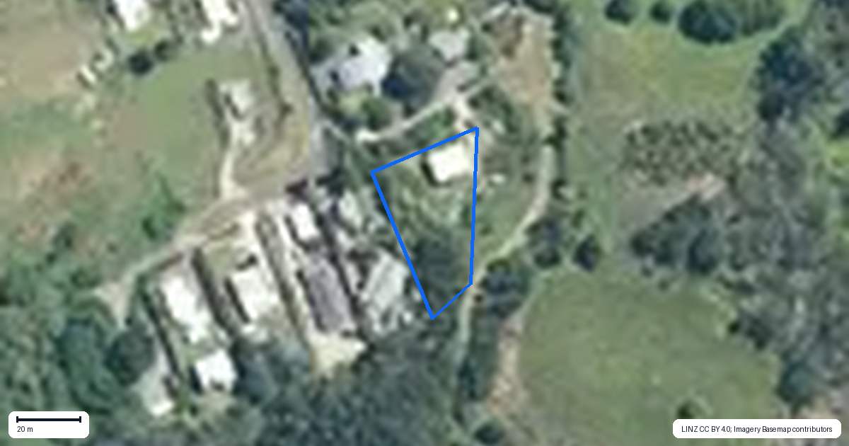 Property context map for 83 Victoria Street, Waikino, Waihi