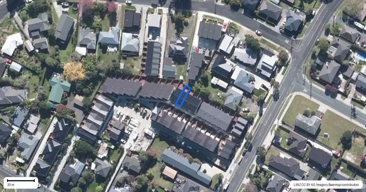 Property context map for 45 Paetai Lane, Te Atatu Peninsula, Auckland