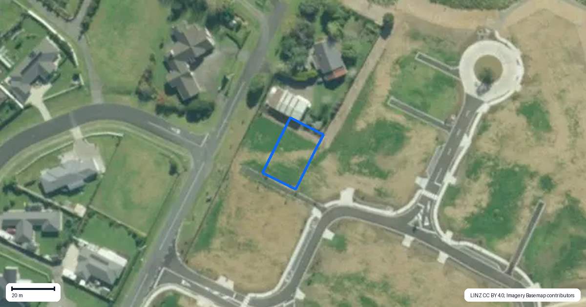 Property context map for 13 Three Rivers Lane, Waipu