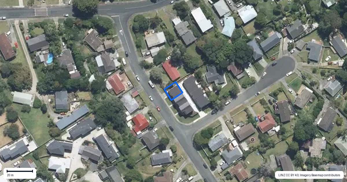 Property context map for 2C Garner Place, Glenfield, Auckland
