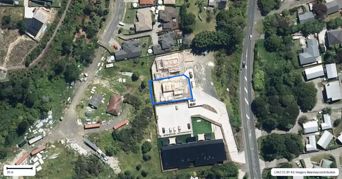 Property context map for 41B Candia Road, Swanson, Auckland