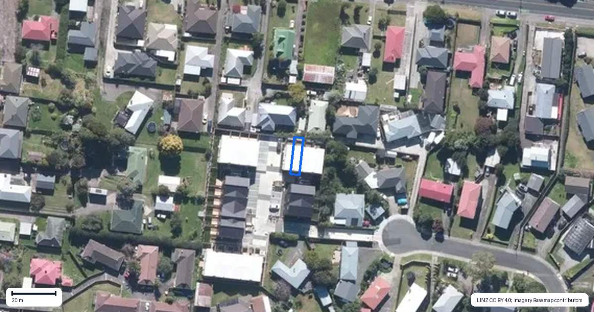 Property context map for 6/44 Normandy Place, Henderson, Auckland
