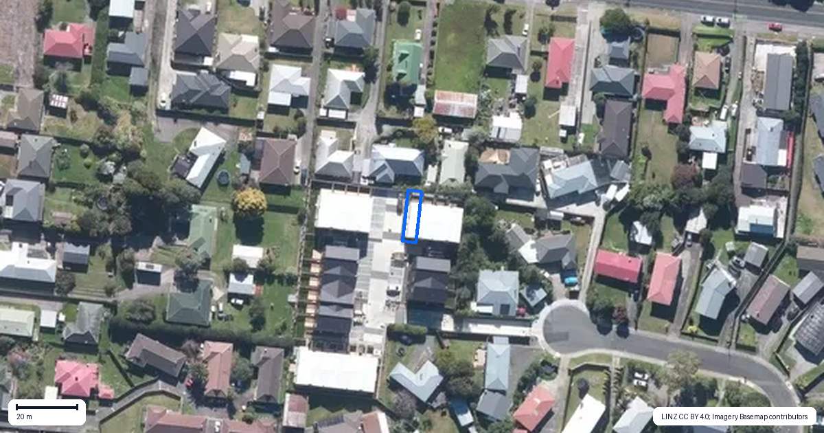 Property context map for 7/44 Normandy Place, Henderson, Auckland