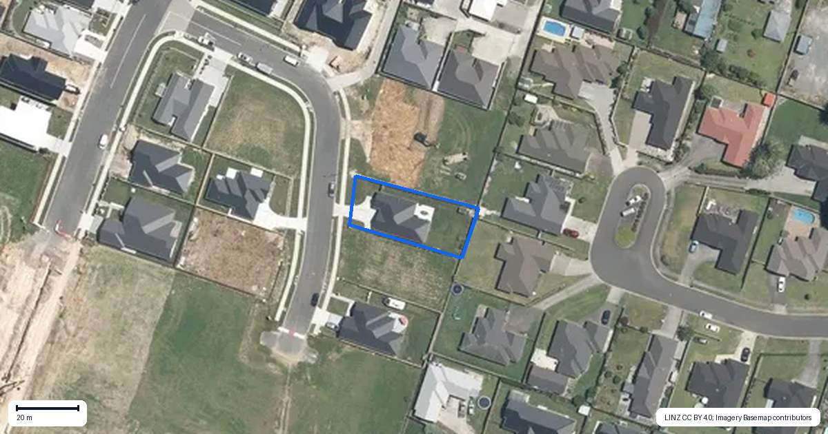 Property context map for 14 Strawberry Drive, Matamata