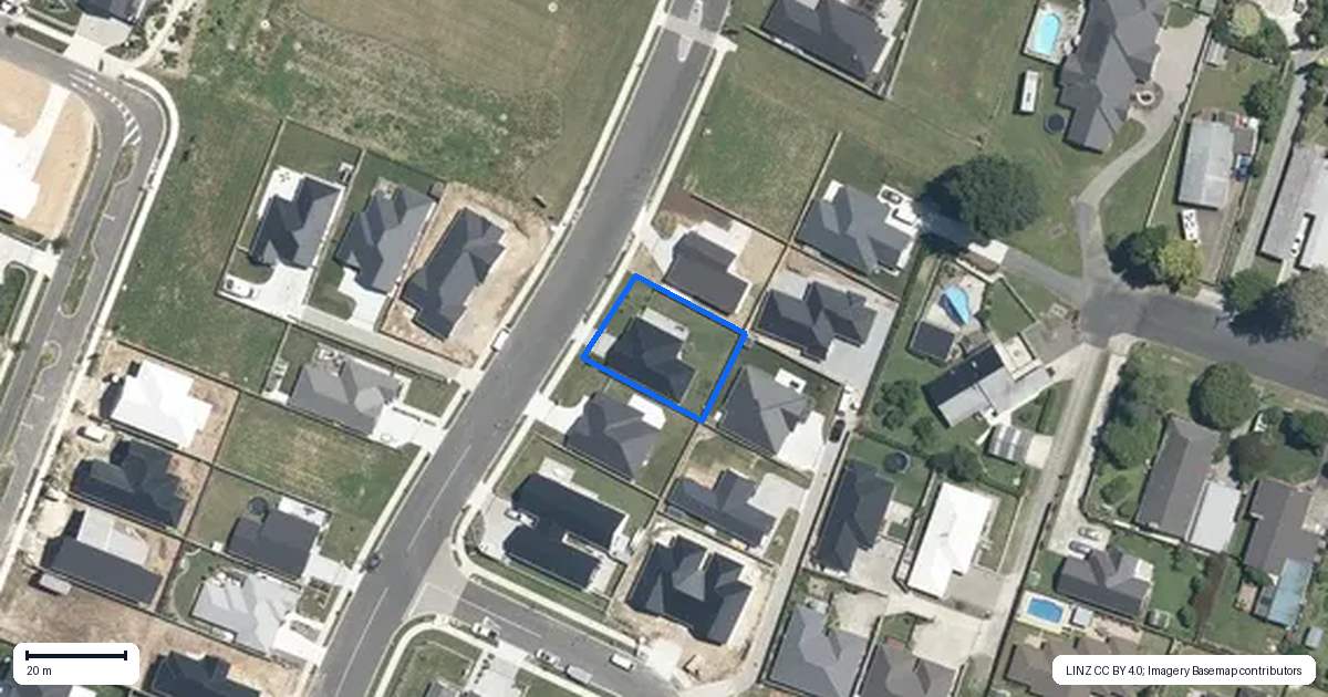 Property context map for 54 Hampton Terrace, Matamata