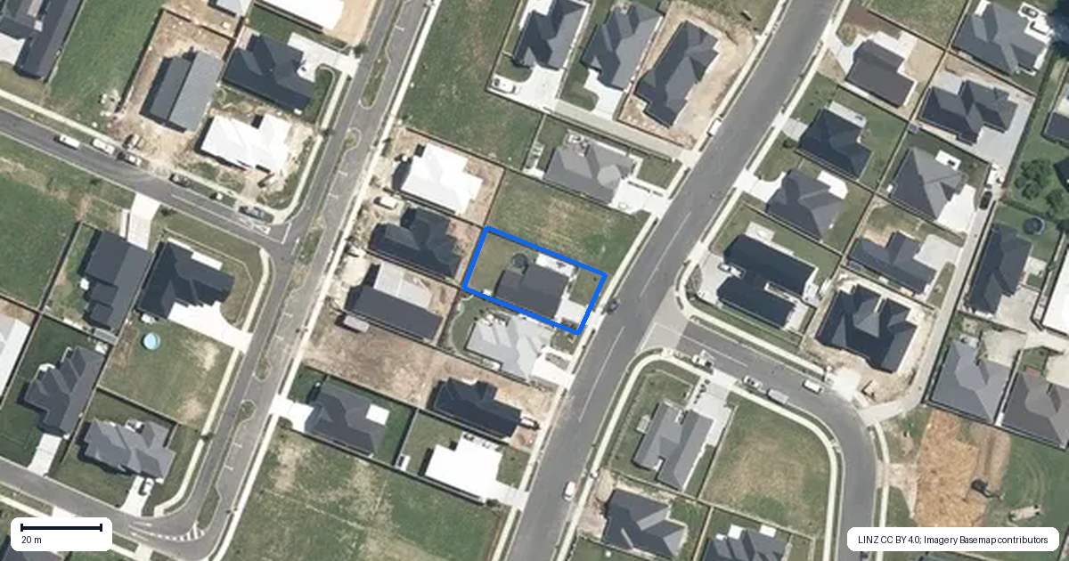 Property context map for 57 Hampton Terrace, Matamata