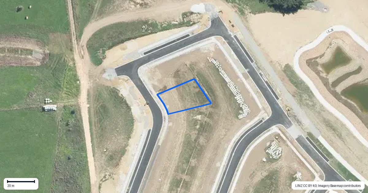 Property context map for 3 Wagyu Lane, Karaka, Papakura