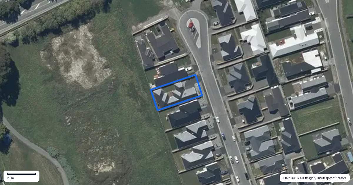 Property context map for 13 Eccles Place, Halswell, Christchurch
