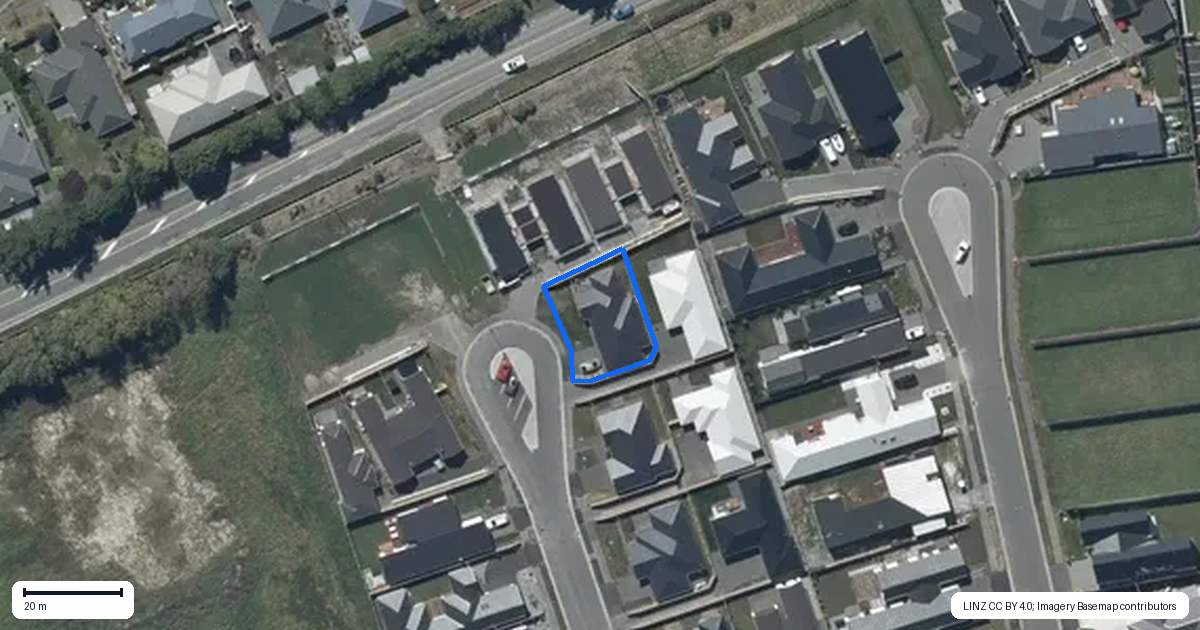 Property context map for 24 Eccles Place, Halswell, Christchurch