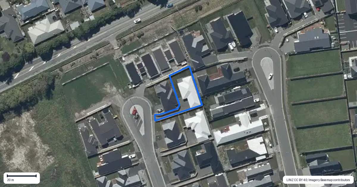 Property context map for 22 Eccles Place, Halswell, Christchurch