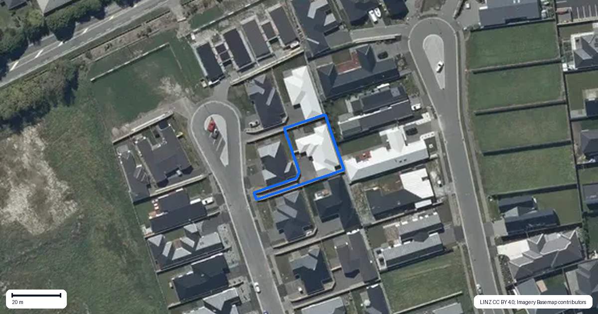 Property context map for 18 Eccles Place, Halswell, Christchurch
