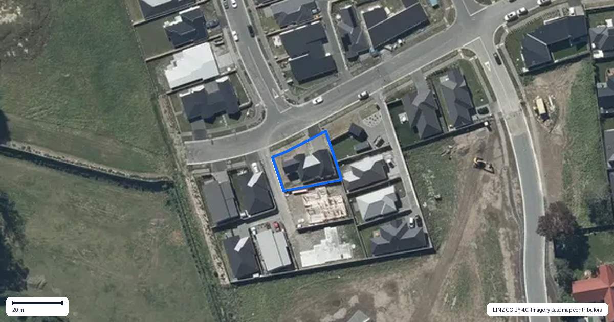 Property context map for 17 Glendore Drive, Halswell, Christchurch