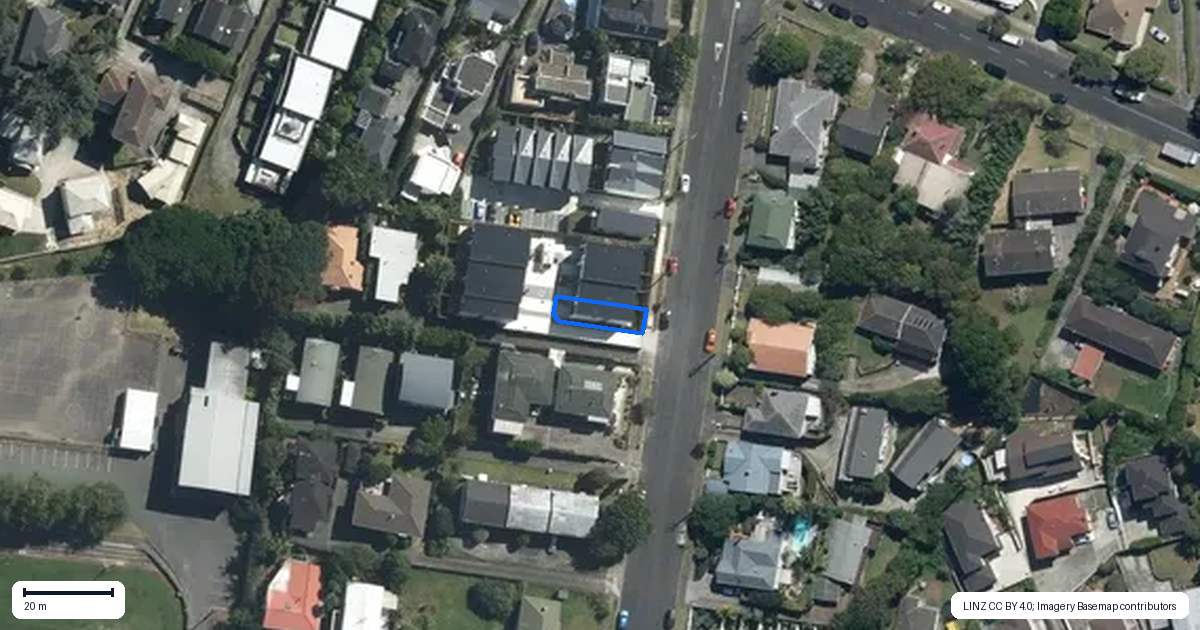Property context map for 1/18 Arron Street, Ellerslie, Auckland