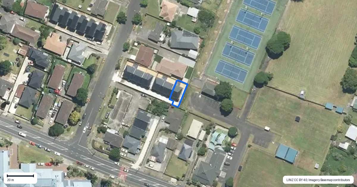 Property context map for 1F Frances Street, Manurewa, Auckland