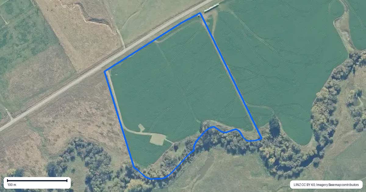Property context map for 50 McRaes Road, Waikari