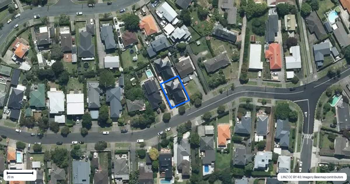 Property context map for 20A Harapaki Road, Meadowbank, Auckland