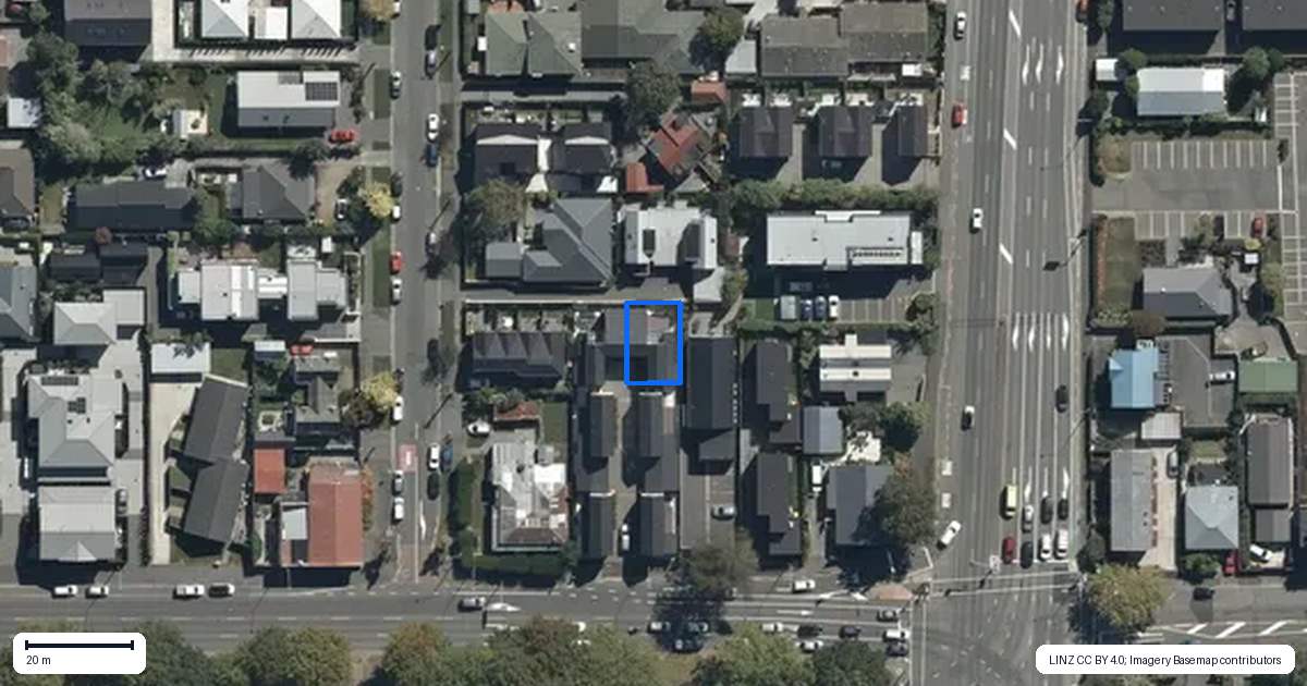 Property context map for 6/333 Bealey Avenue, Christchurch Central, Christchurch