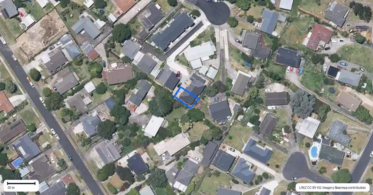 Property context map for 19E Vida Place, Howick, Auckland