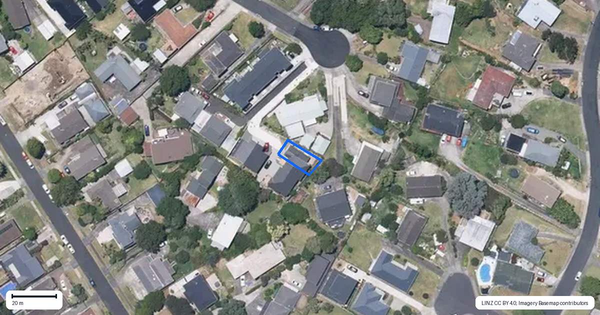 Property context map for 19C Vida Place, Howick, Auckland