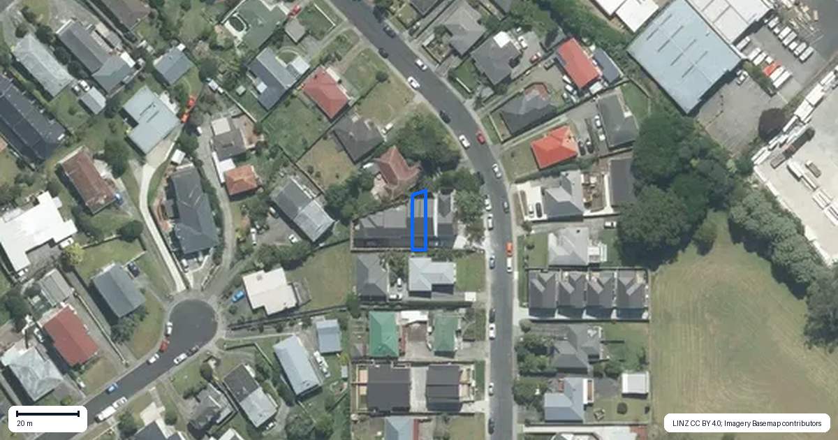 Property context map for 44C Bruce Road, Glenfield, Auckland