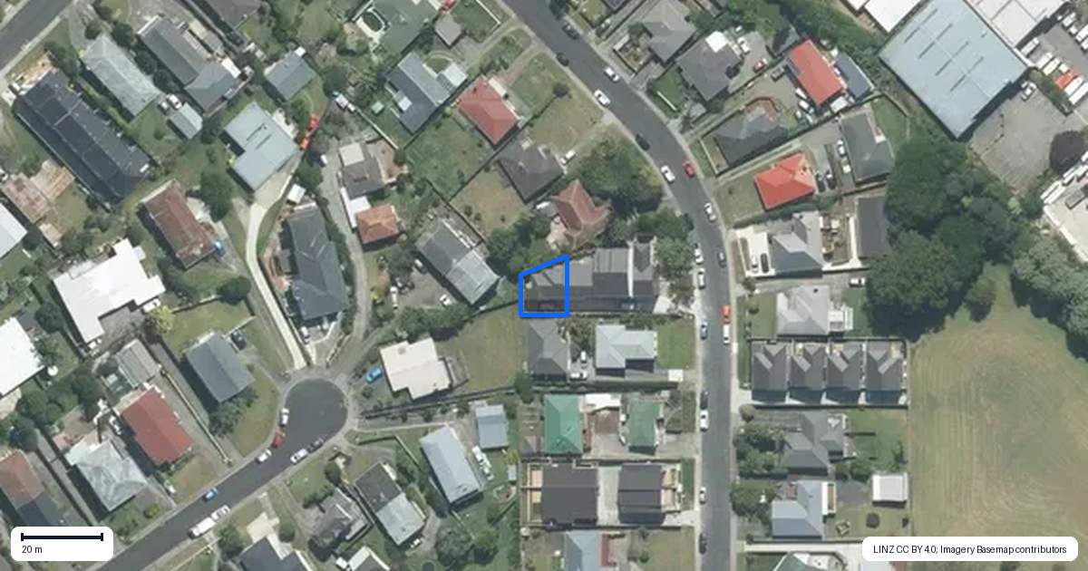 Property context map for 44E Bruce Road, Glenfield, Auckland