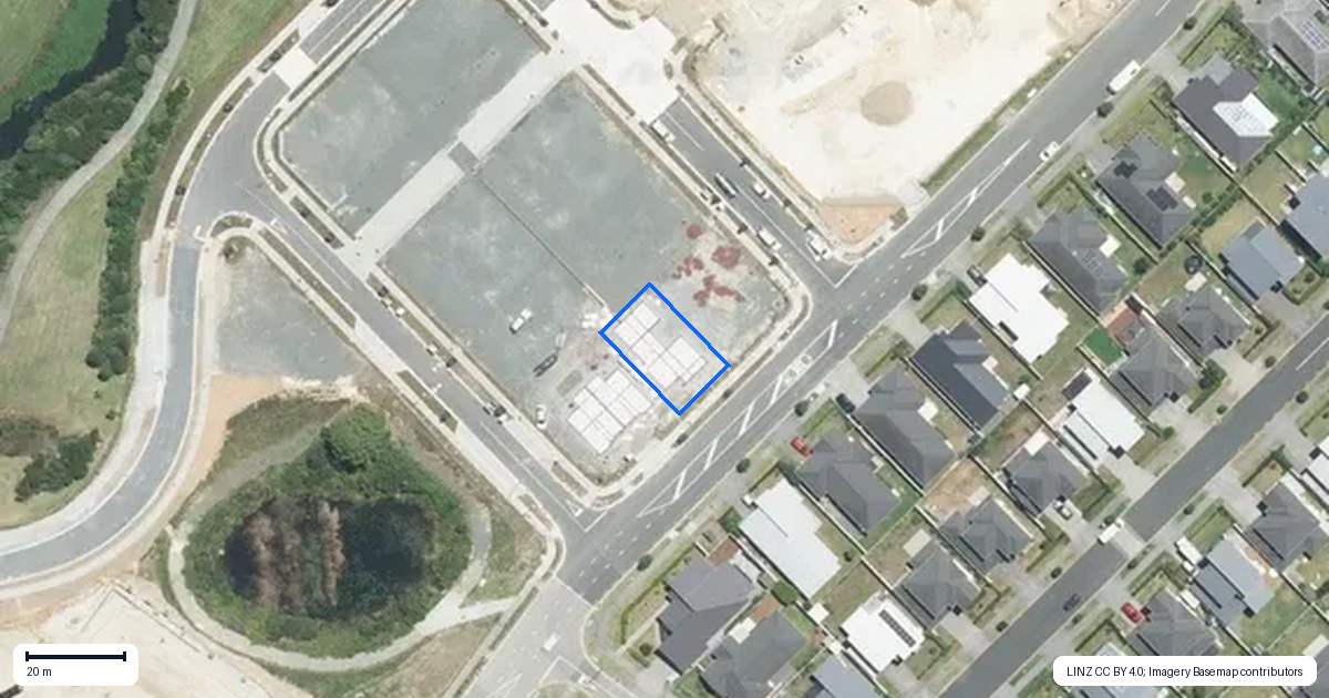 Property context map for 23 Te Napi Drive, Takanini, Auckland