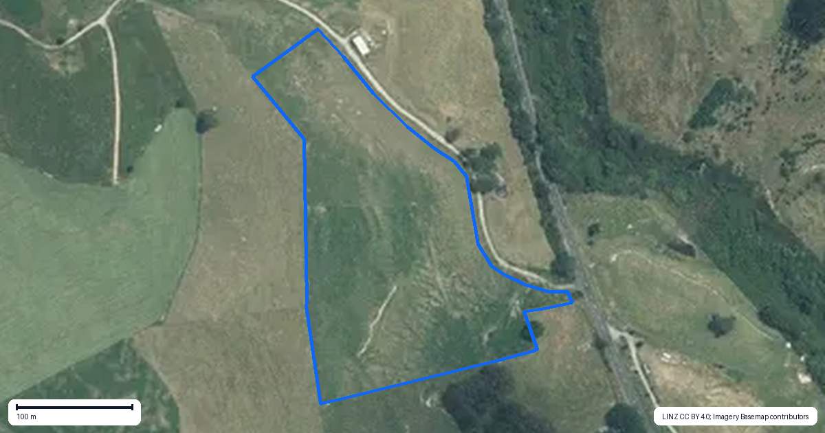 Property context map for 111 Otake Road, Marotiri, Taupo