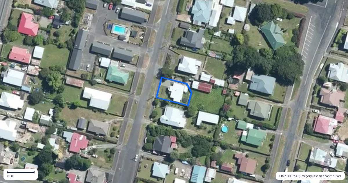 Property context map for 44 Ormond Street, Woodville