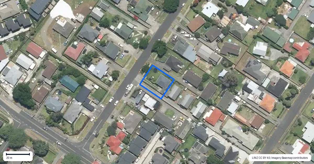 Property context map for 3A Berkeley Road, Manurewa, Auckland