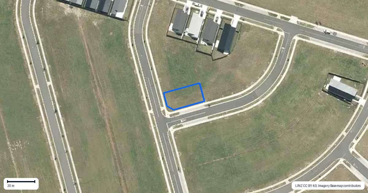 Property context map for 8 Tauanui Street, Te Kauwhata