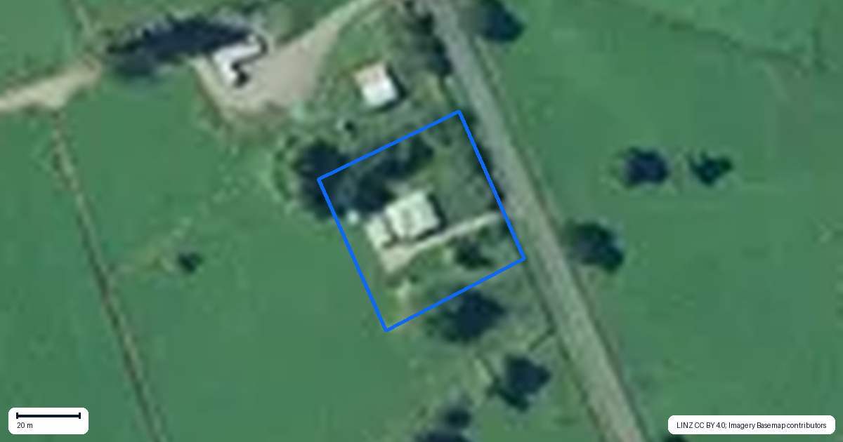 Property context map for 169 Waghorn Road, Wardville, Waharoa