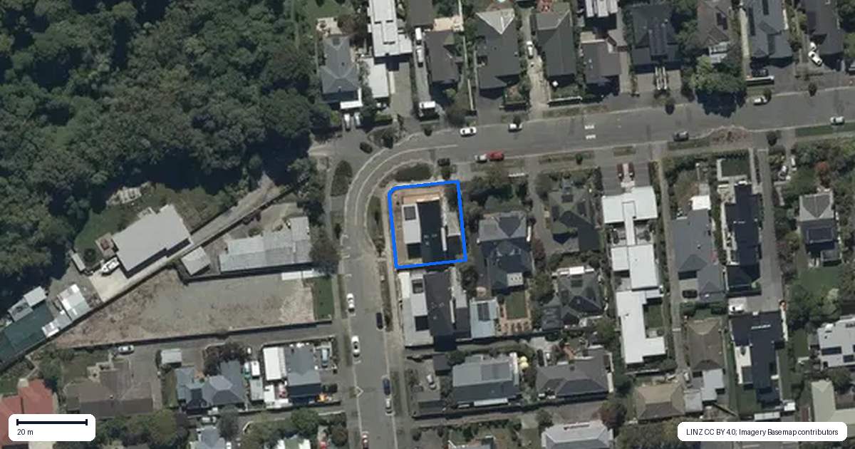 Property context map for 20 Kauri Street, Riccarton, Christchurch
