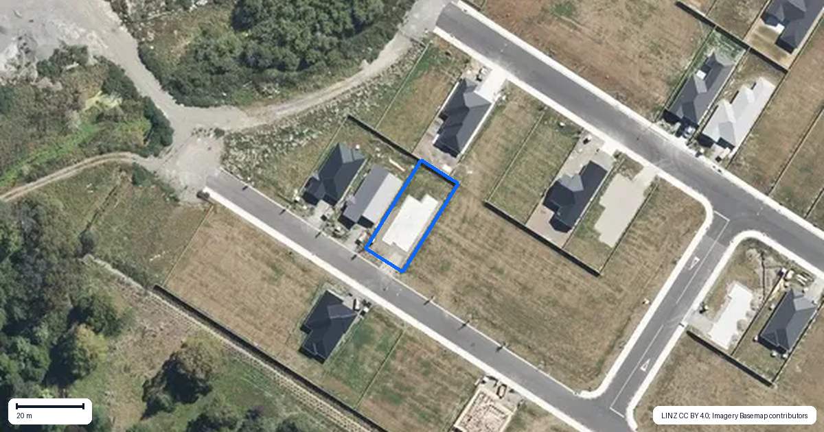 Property context map for 23 Derbridge Street, Woodend