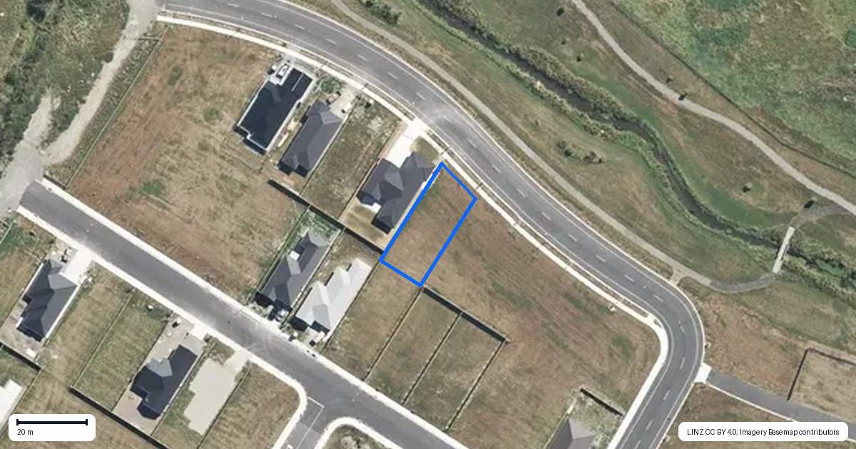 Property context map for 38 Pateman Street, Woodend