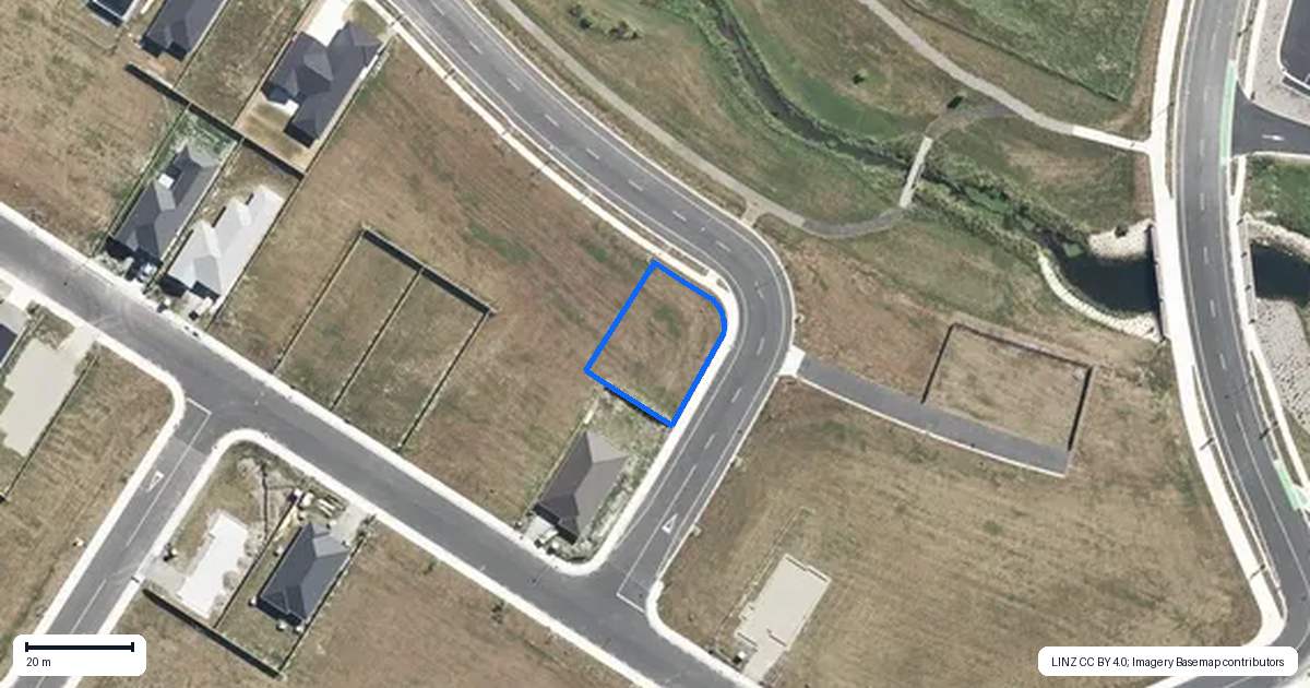 Property context map for 46 Pateman Street, Woodend